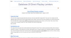 Desktop Screenshot of direct-payday.com