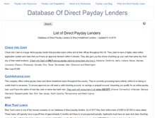 Tablet Screenshot of direct-payday.com